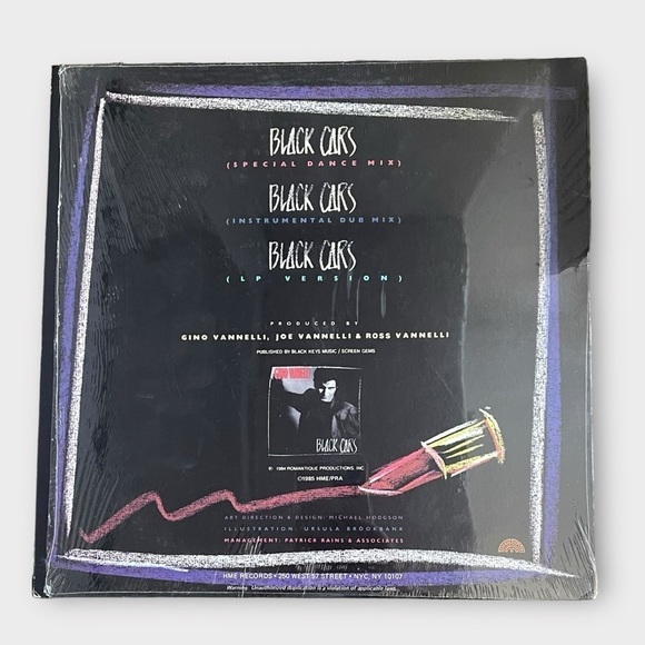 Gino Vannelli Black Cars Dance Mix Vinyl Record - Picture 3 of 5